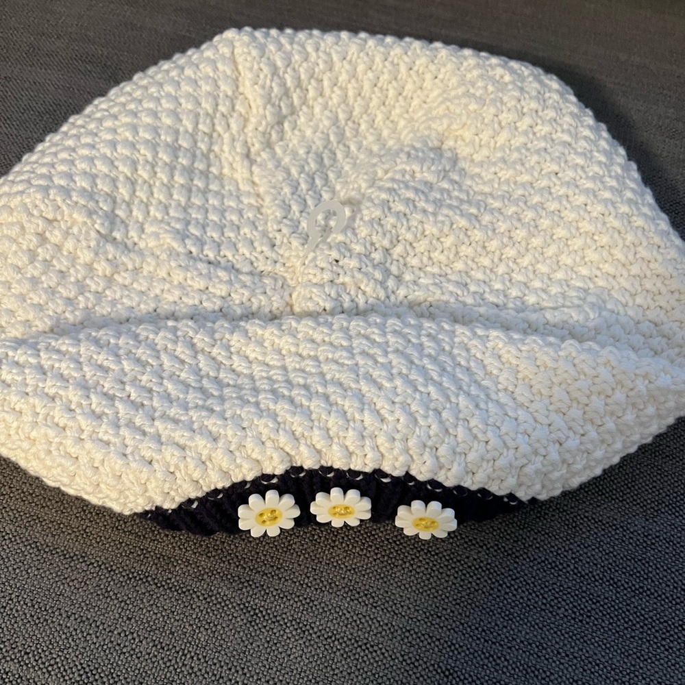 NWT Gymboree Girls Flower Beret Hat Large